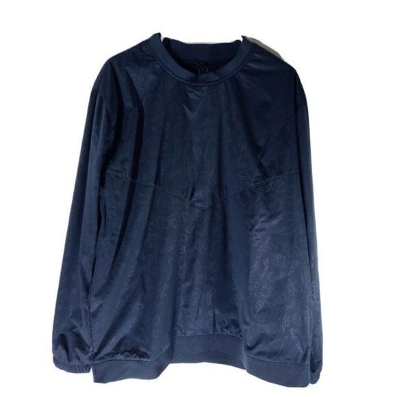 Nike Shield Men's XL Golf Blue Crew Shirt‎ CK3771-451 Water Resistant New W/Tags
